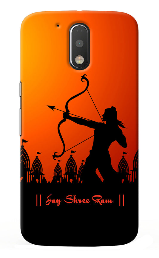 Lord Ram - 4 Moto G4/G4 plus Back Cover