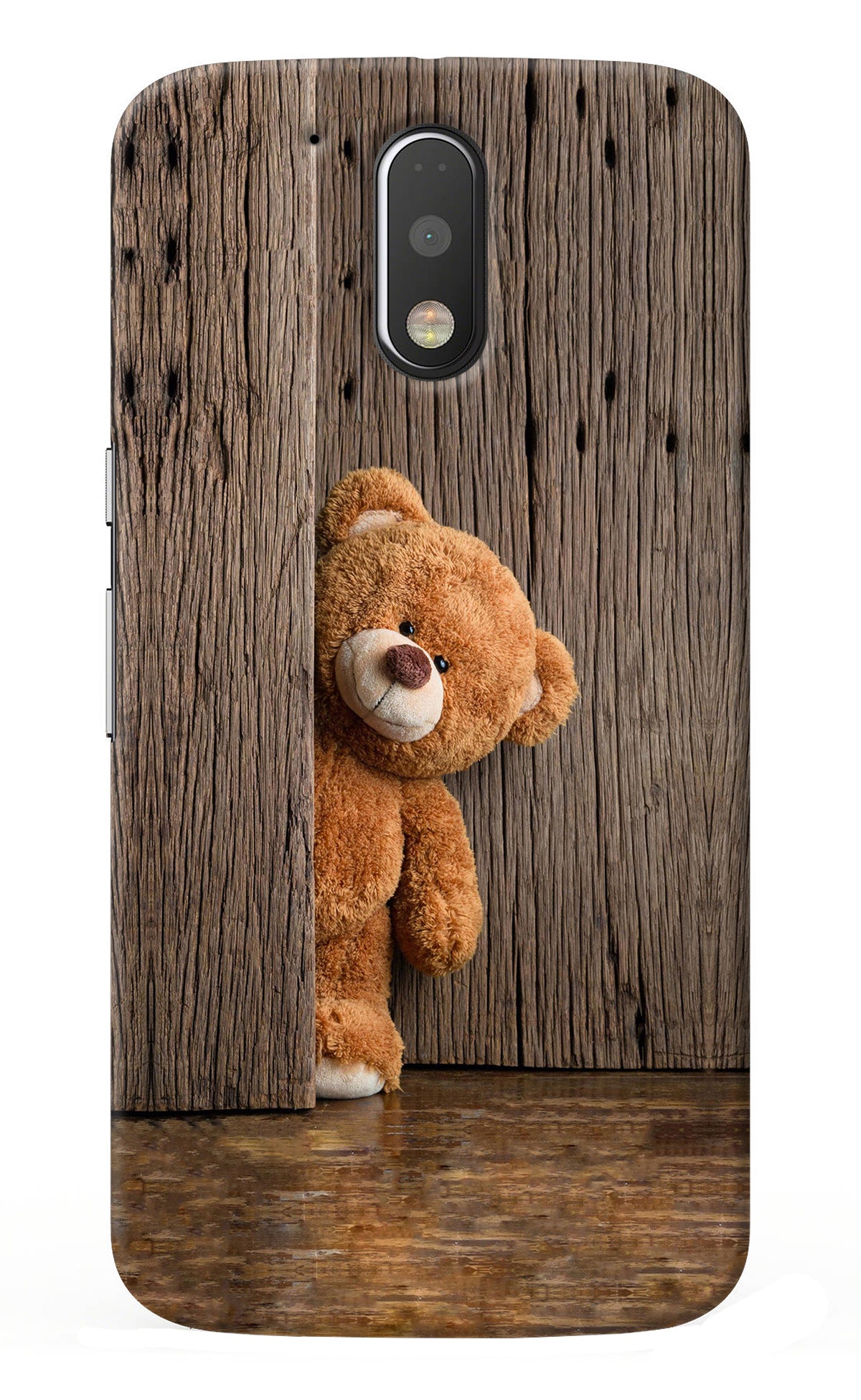 Teddy Wooden Moto G4/G4 plus Back Cover