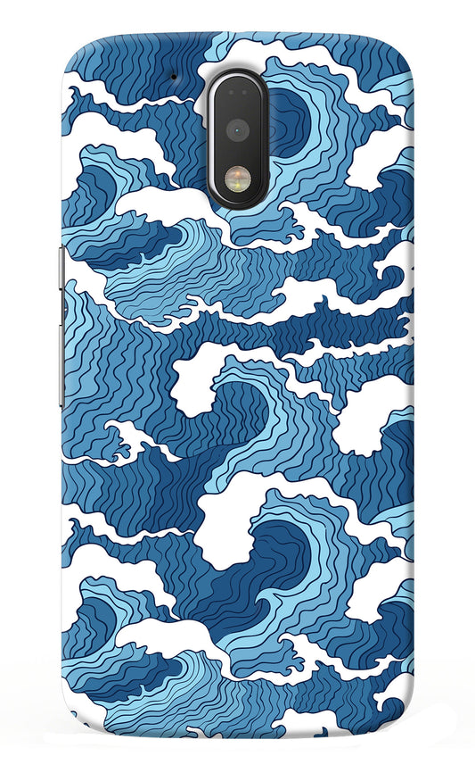 Blue Waves Moto G4/G4 plus Back Cover