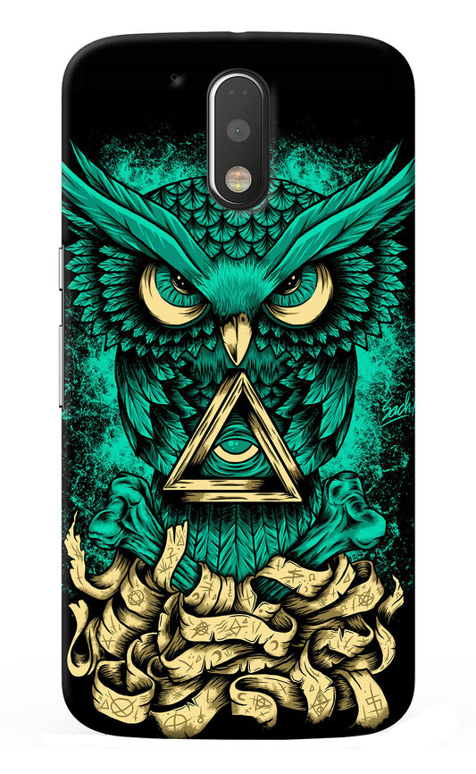 Green Owl Moto G4/G4 plus Back Cover