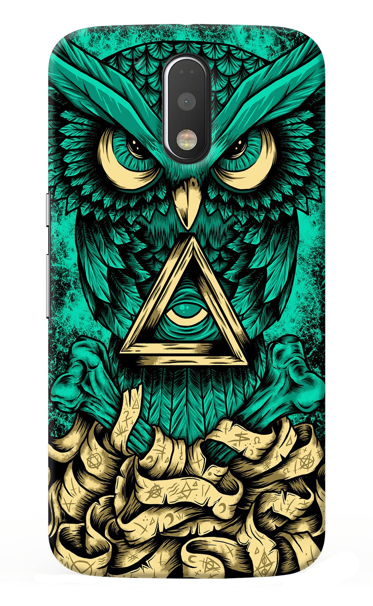 Green Owl Moto G4/G4 plus Back Cover