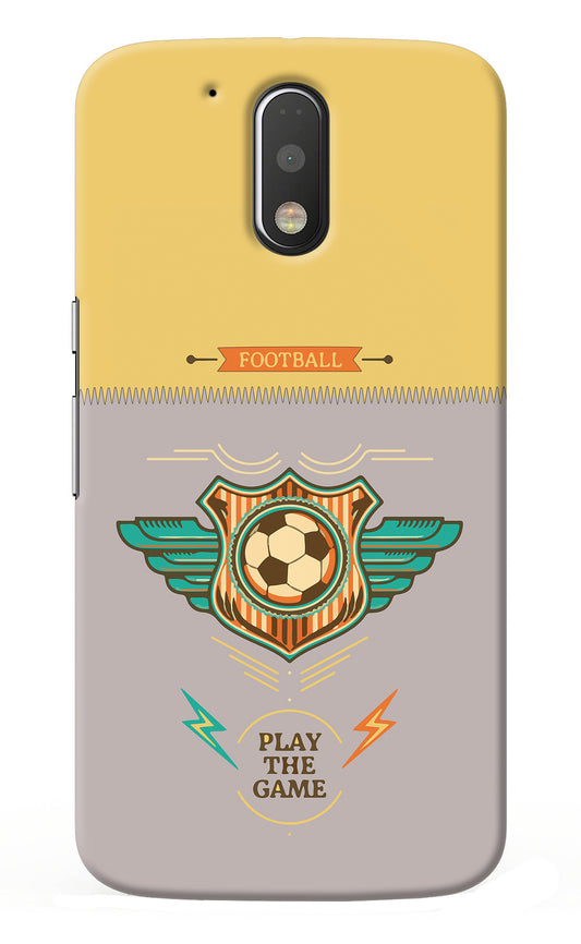 Football Moto G4/G4 plus Back Cover