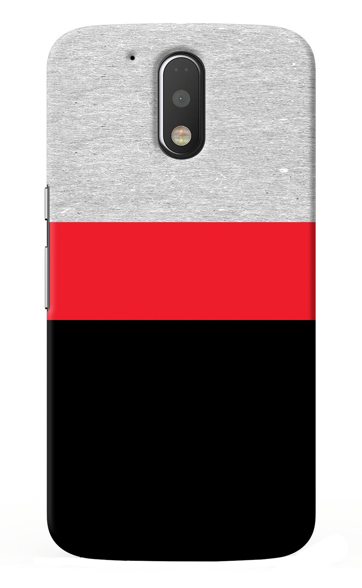 Tri Color Pattern Moto G4/G4 plus Back Cover