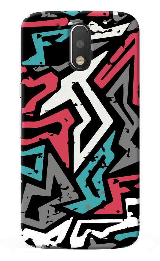 Geometric Graffiti Moto G4/G4 plus Back Cover