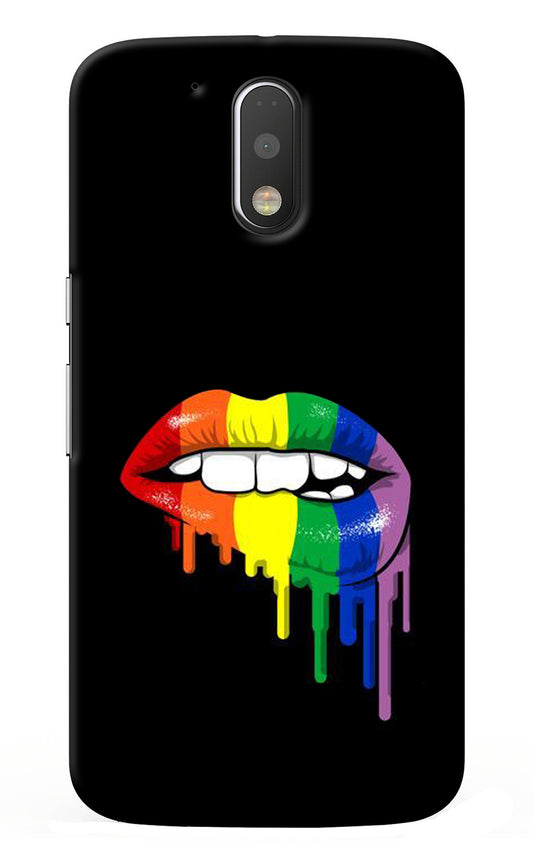 Lips Biting Moto G4/G4 plus Back Cover