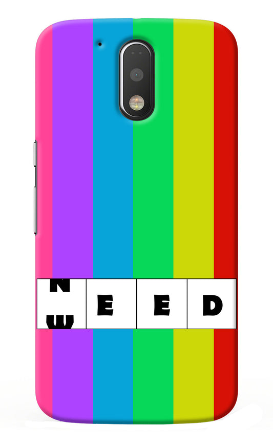 Need Weed Moto G4/G4 plus Back Cover