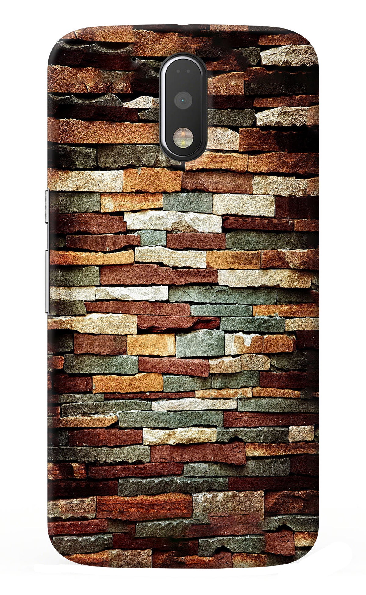 Bricks Pattern Moto G4/G4 plus Back Cover