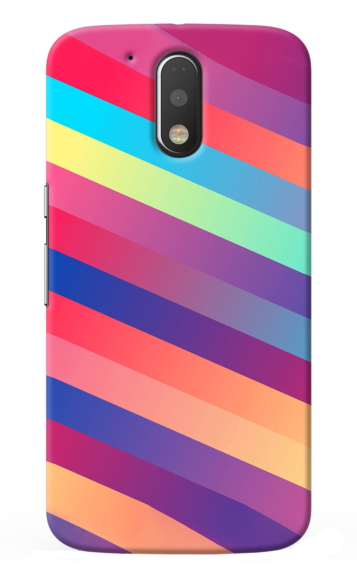 Stripes color Moto G4/G4 plus Back Cover