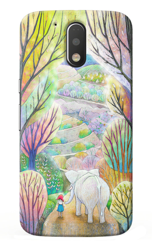 Nature Painting Moto G4/G4 plus Back Cover