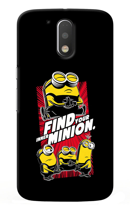 Find your inner Minion Moto G4/G4 plus Back Cover