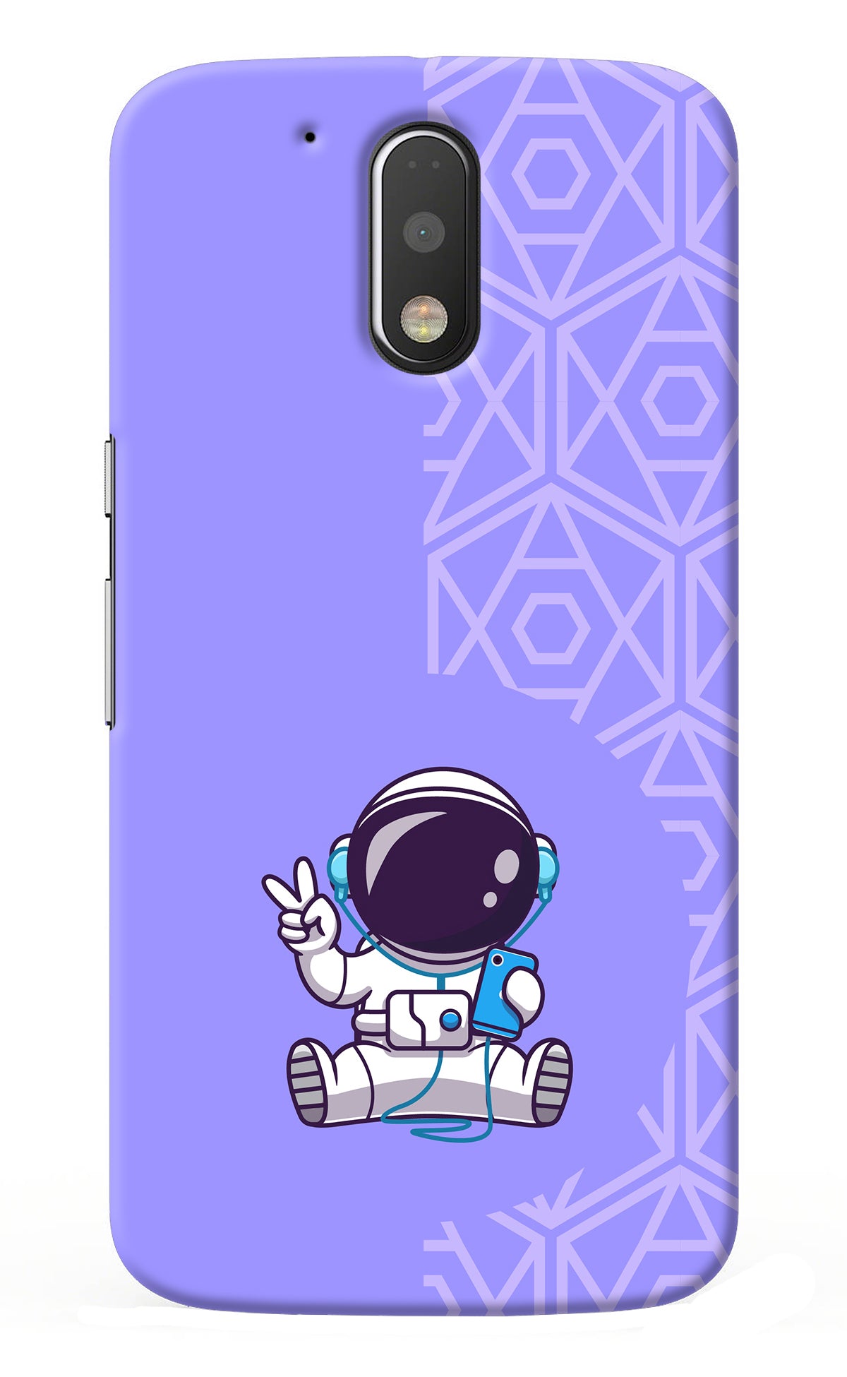 Cute Astronaut Chilling Moto G4/G4 plus Back Cover