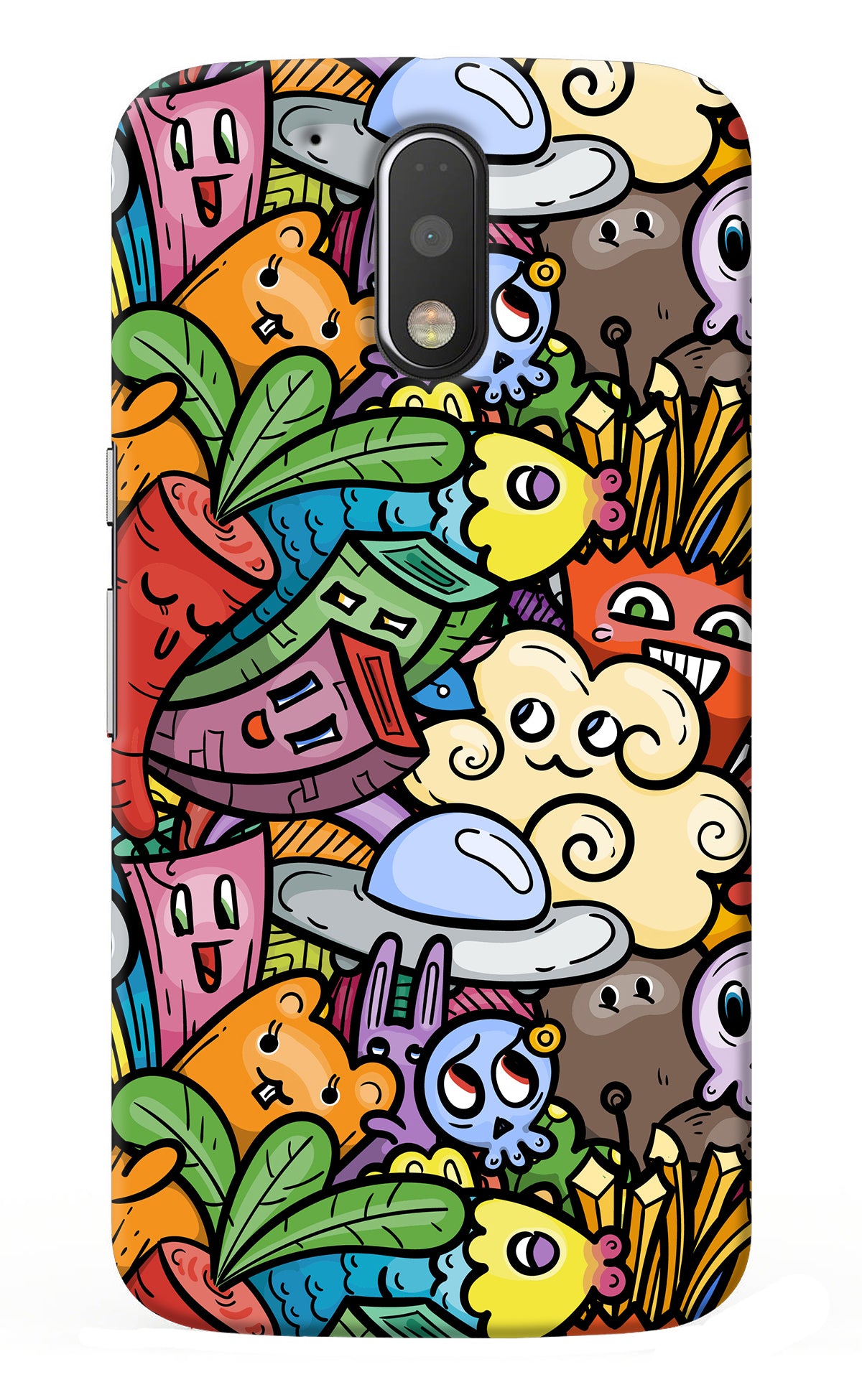 Veggie Doodle Moto G4/G4 plus Back Cover