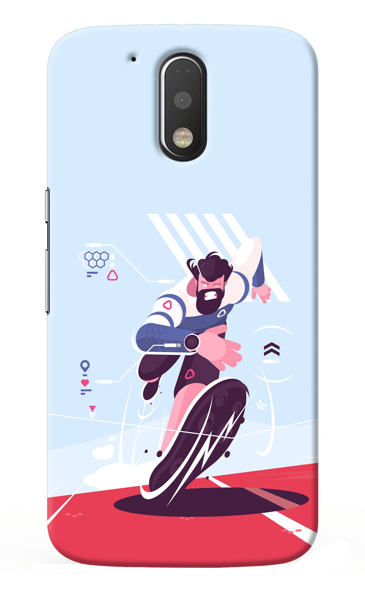 Run Pro Moto G4/G4 plus Back Cover