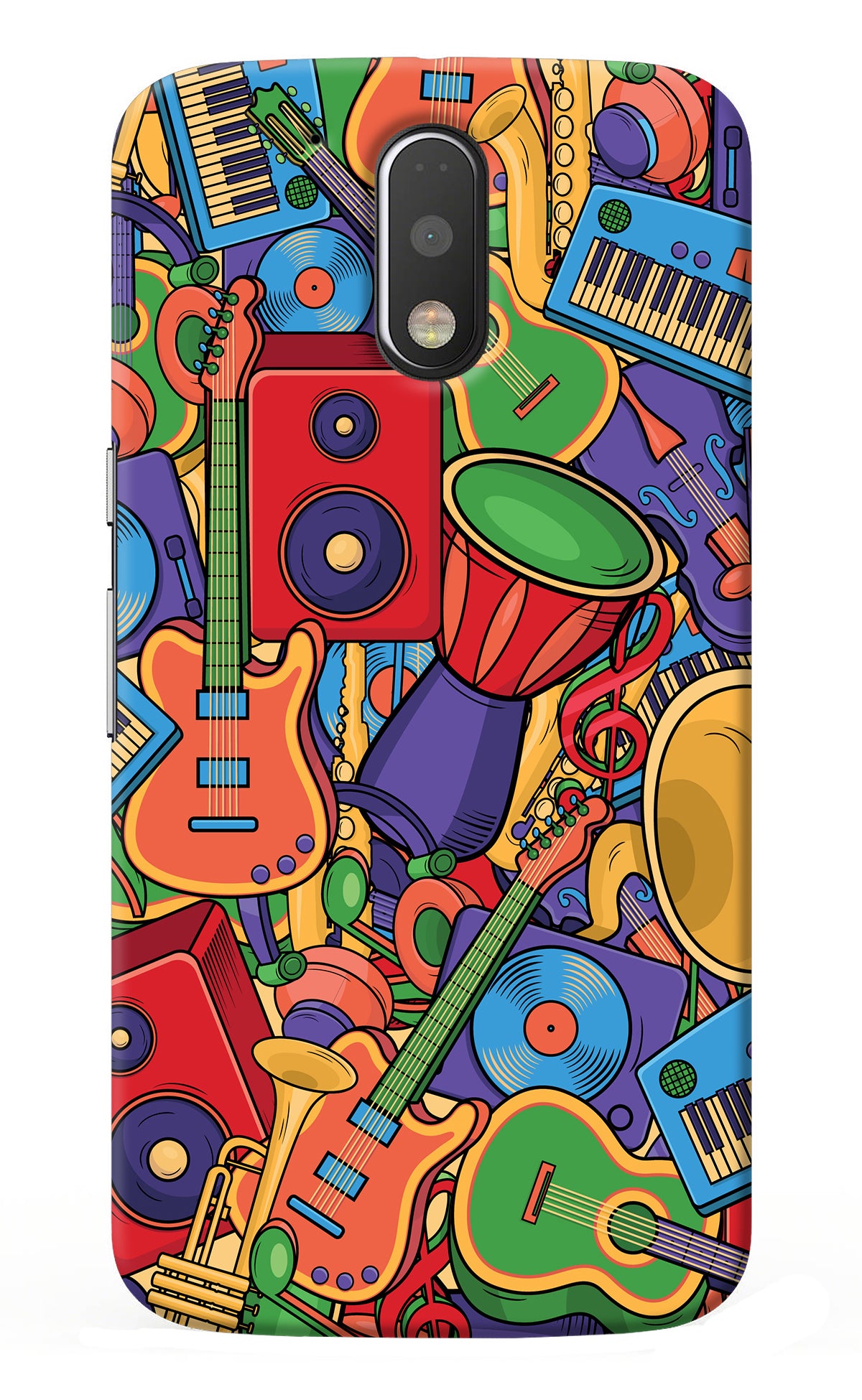 Music Instrument Doodle Moto G4/G4 plus Back Cover