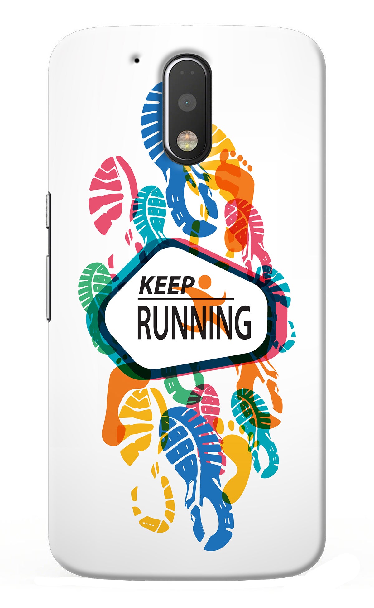 Keep Running Moto G4/G4 plus Back Cover