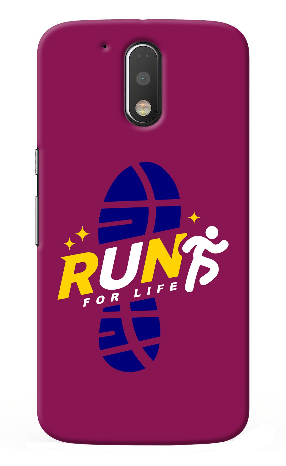 Run for Life Moto G4/G4 plus Back Cover