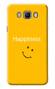 Happiness With Smiley Samsung J7 2016 Back Cover