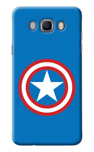 Captain America Logo Samsung J7 2016 Back Cover