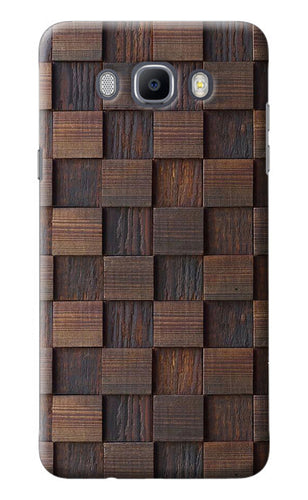 Wooden Cube Design Samsung J7 2016 Back Cover