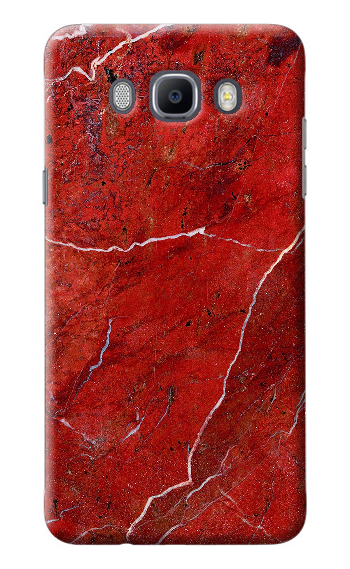 Red Marble Design Samsung J7 2016 Back Cover