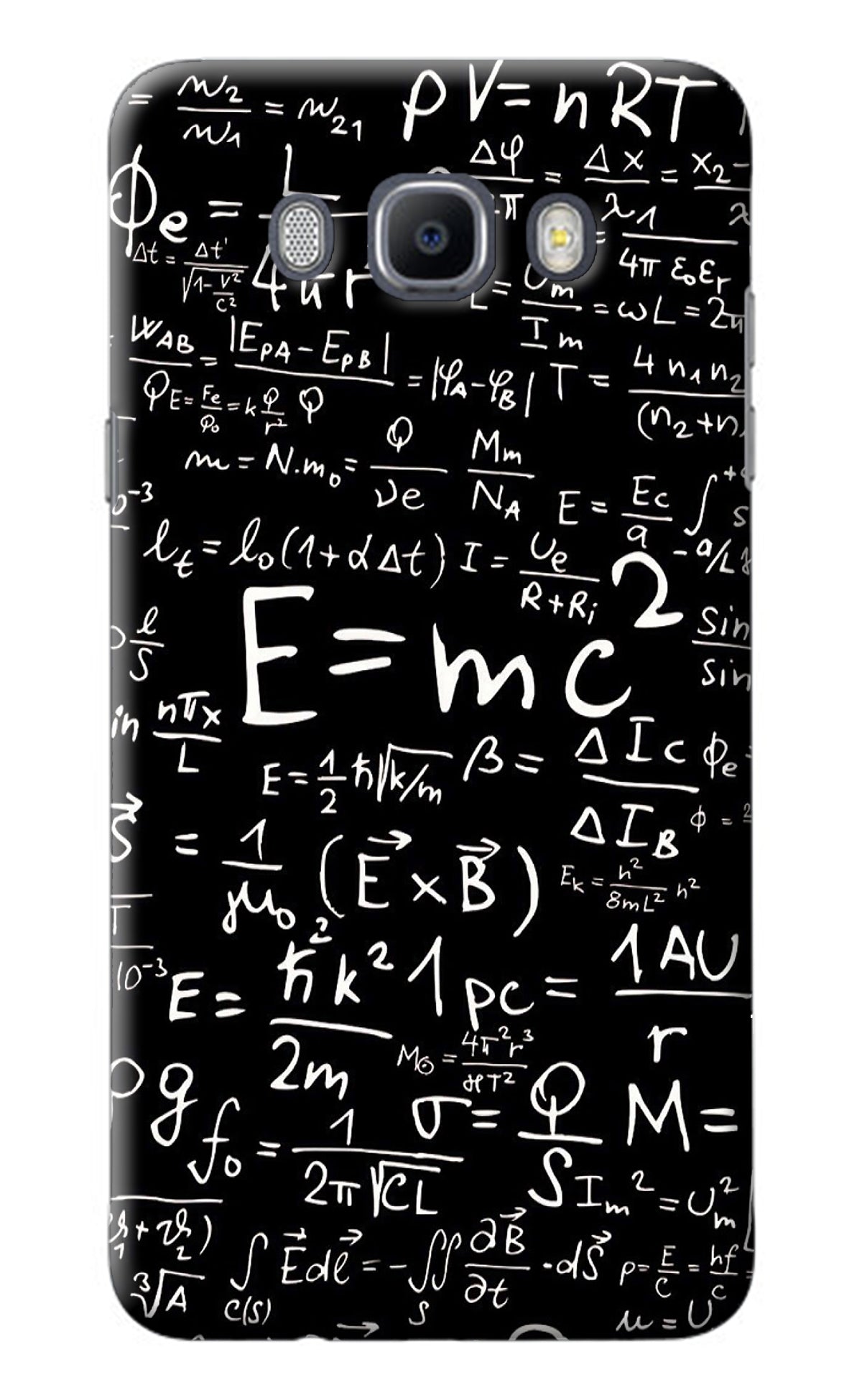Physics Albert Einstein Formula Samsung J7 2016 Back Cover