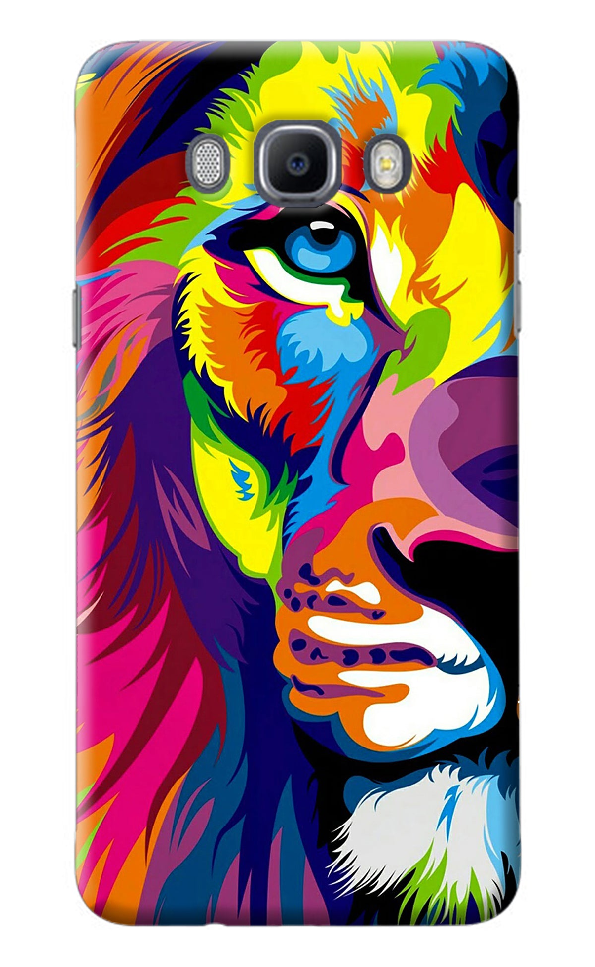 Lion Half Face Samsung J7 2016 Back Cover