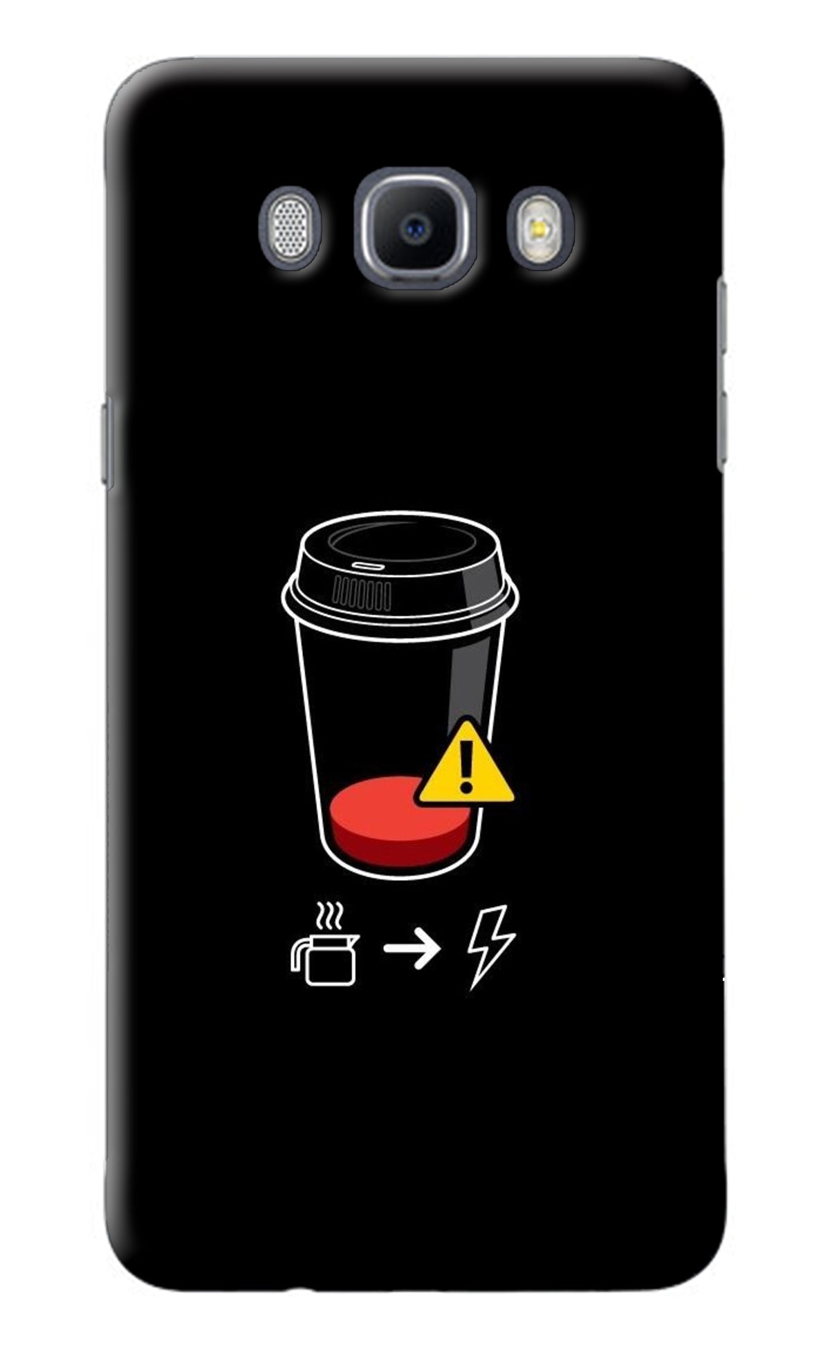 Coffee Samsung J7 2016 Back Cover