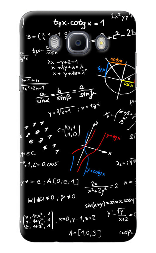 Mathematics Formula Samsung J7 2016 Back Cover