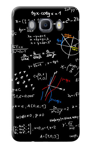 Mathematics Formula Samsung J7 2016 Back Cover