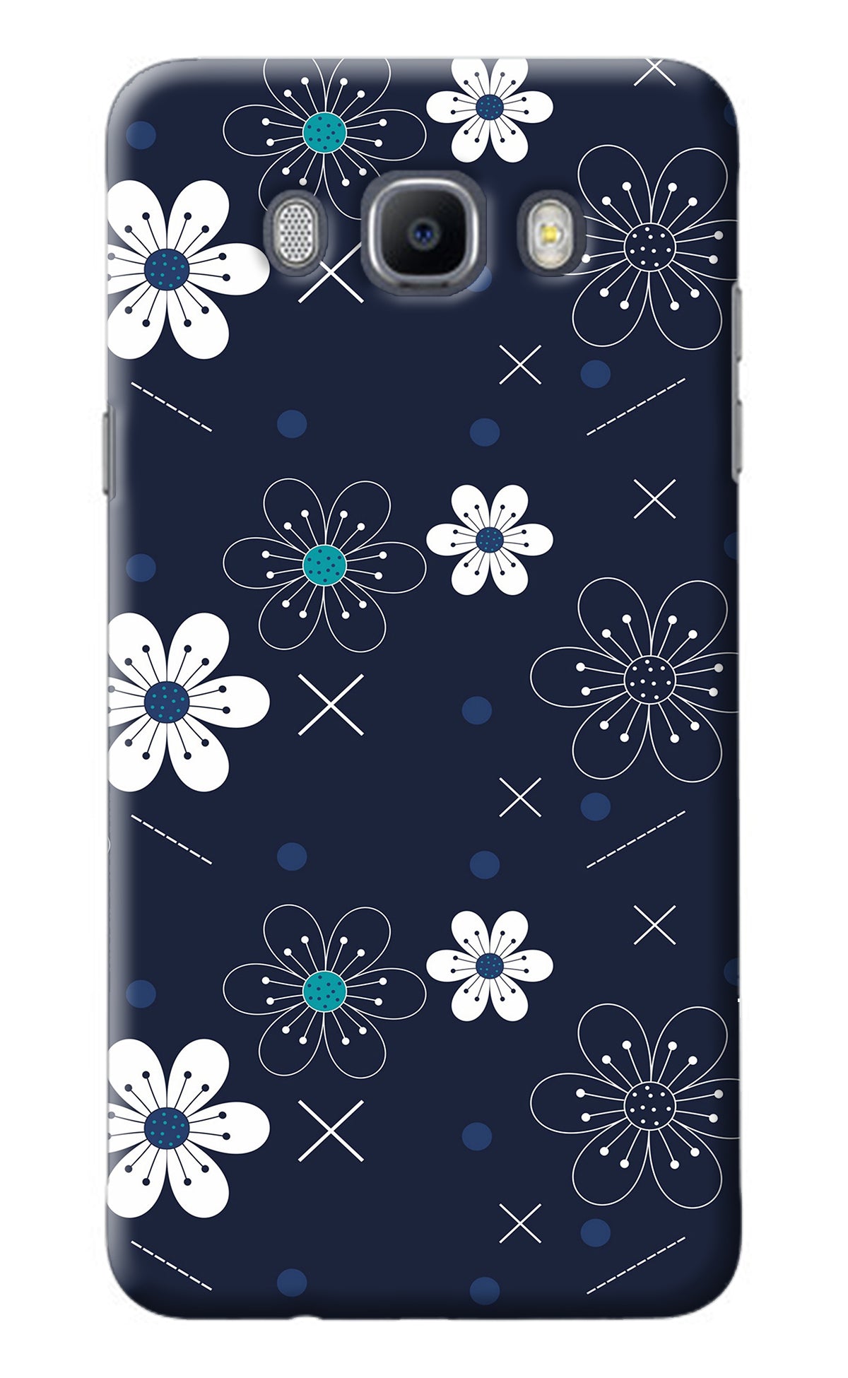 Flowers Samsung J7 2016 Back Cover