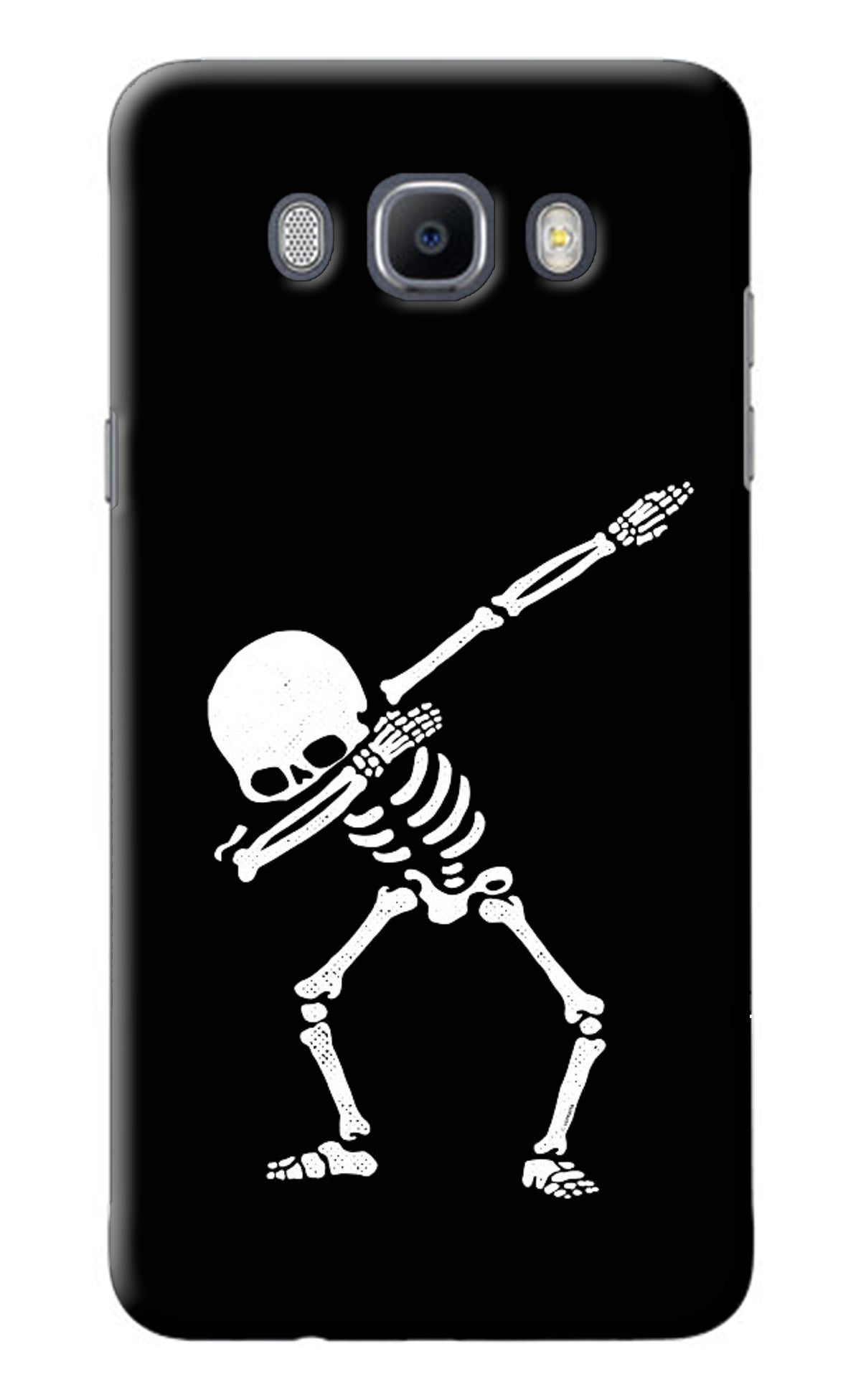 Dabbing Skeleton Art Samsung J7 2016 Back Cover