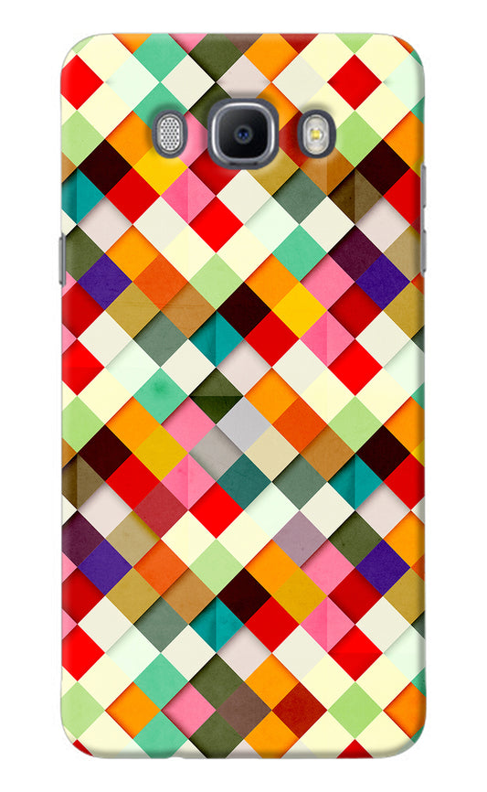 Geometric Abstract Colorful Samsung J7 2016 Back Cover