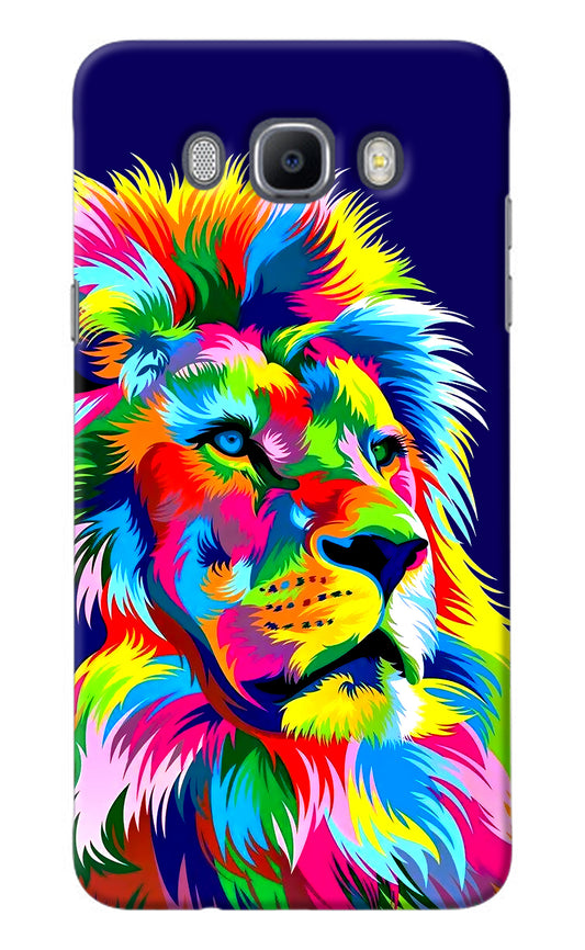 Vector Art Lion Samsung J7 2016 Back Cover