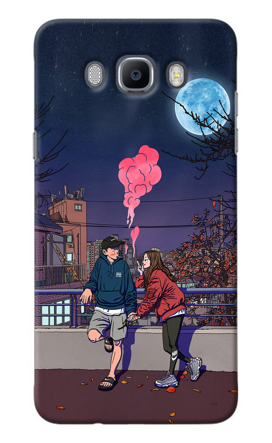 Chilling Couple Samsung J7 2016 Back Cover