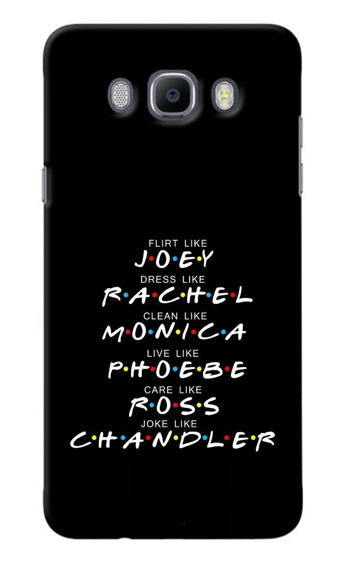 FRIENDS Character Samsung J7 2016 Back Cover