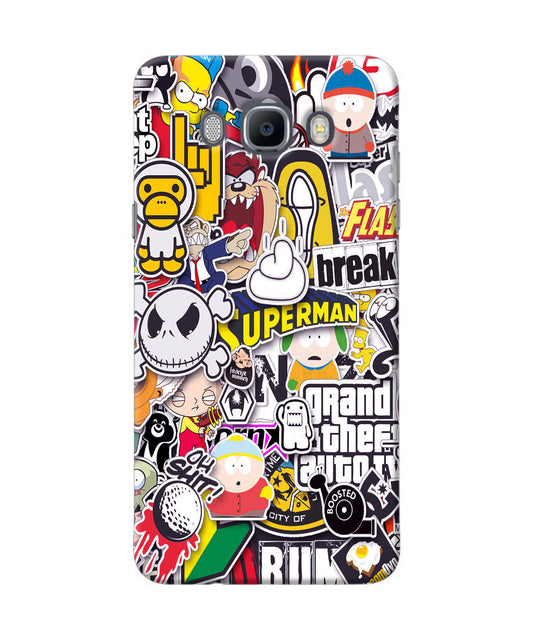 Sticker Bomb Samsung J7 2016 Back Cover