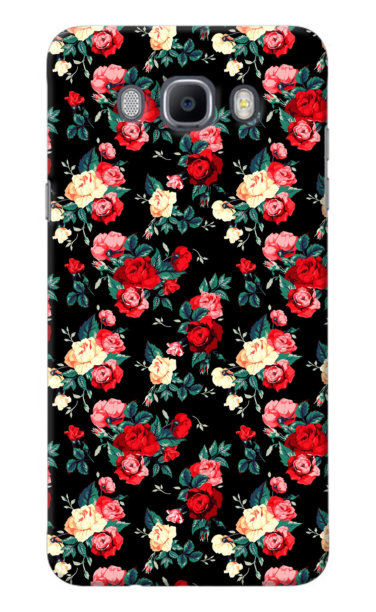 Rose Pattern Samsung J7 2016 Back Cover