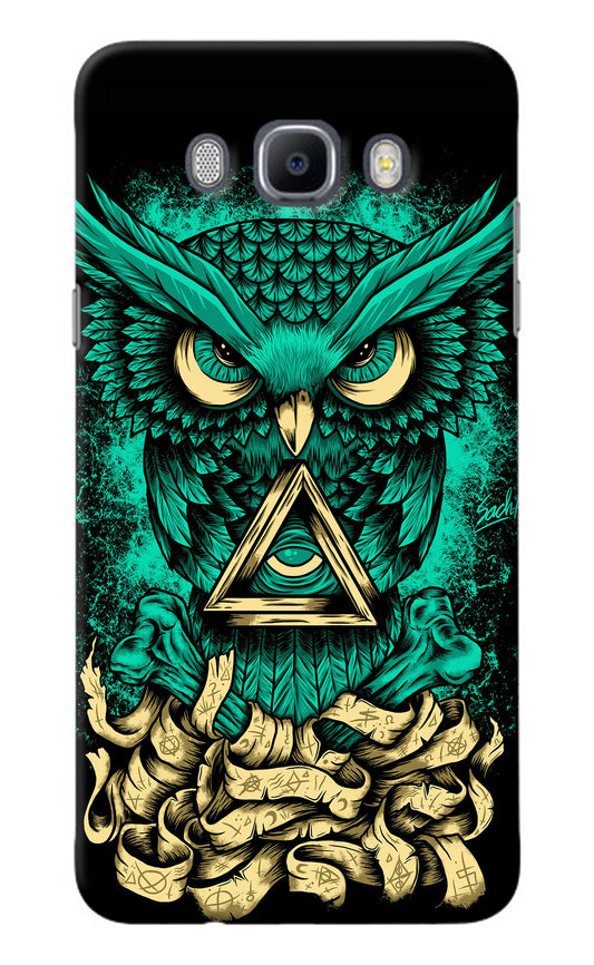 Green Owl Samsung J7 2016 Back Cover