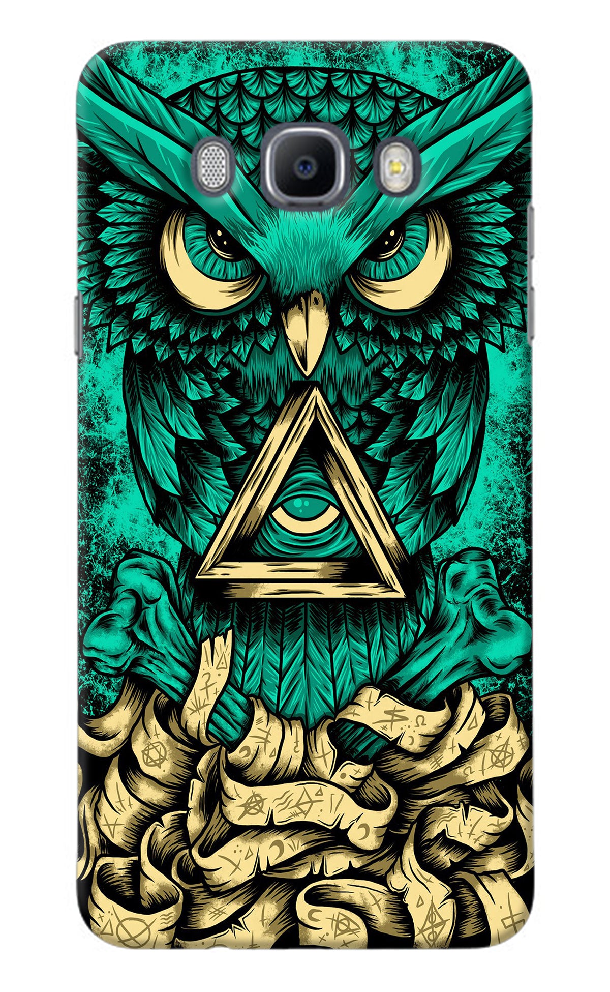 Green Owl Samsung J7 2016 Back Cover