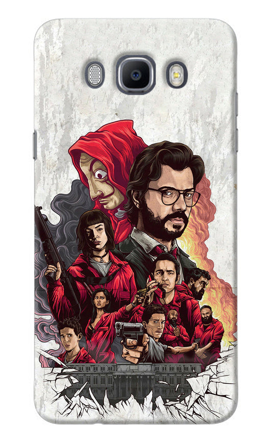 Money Heist Artwork Samsung J7 2016 Back Cover