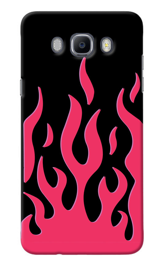 Fire Flames Samsung J7 2016 Back Cover