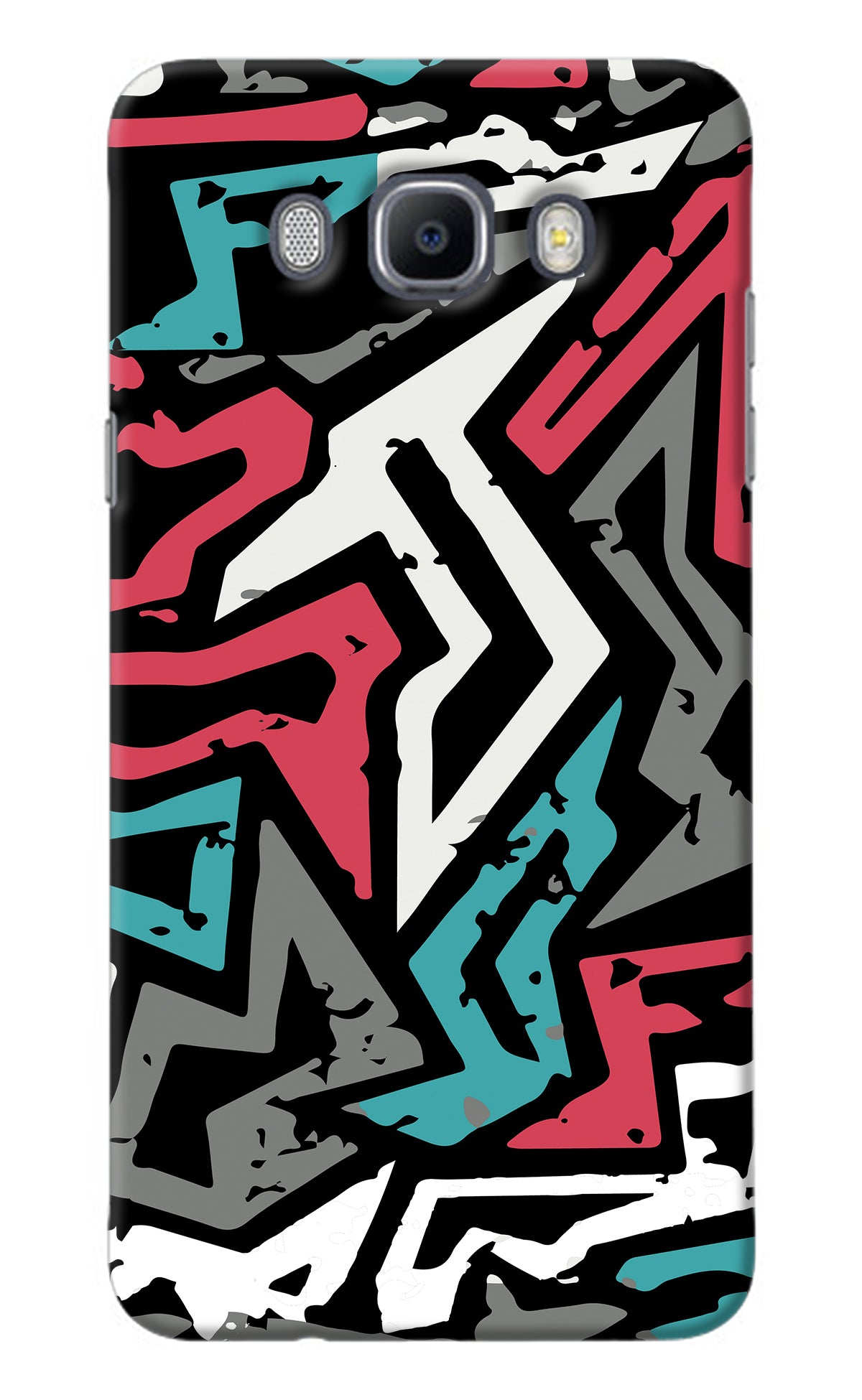 Geometric Graffiti Samsung J7 2016 Back Cover