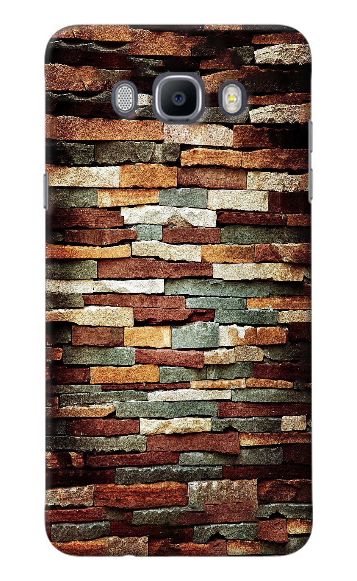 Bricks Pattern Samsung J7 2016 Back Cover