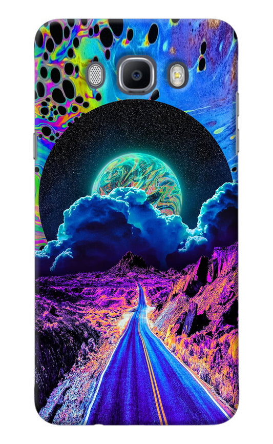 Psychedelic Painting Samsung J7 2016 Back Cover