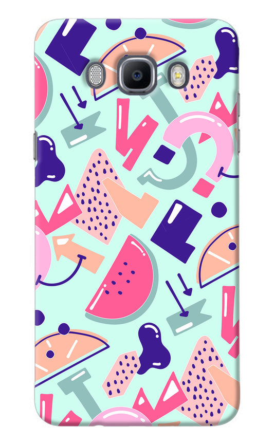 Doodle Pattern Samsung J7 2016 Back Cover