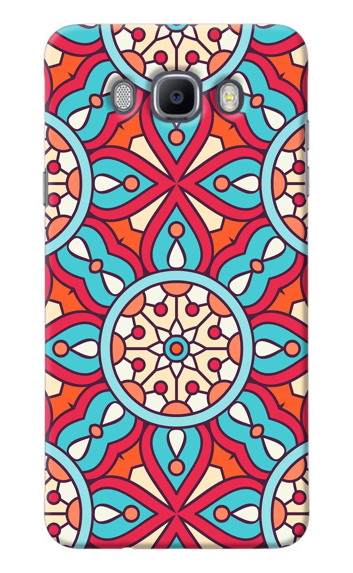 Mandala Geometric Samsung J7 2016 Back Cover