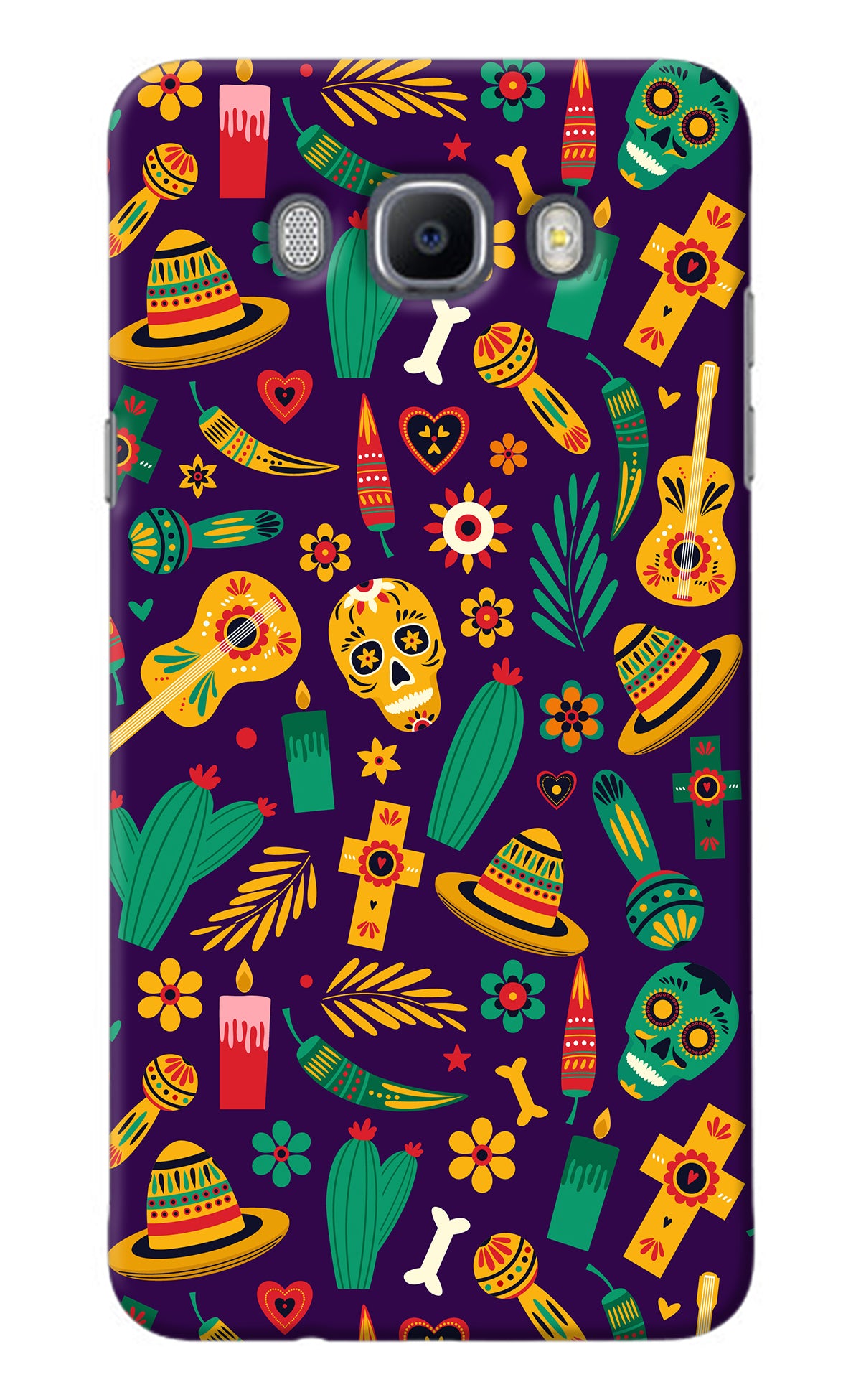 Mexican Artwork Samsung J7 2016 Back Cover