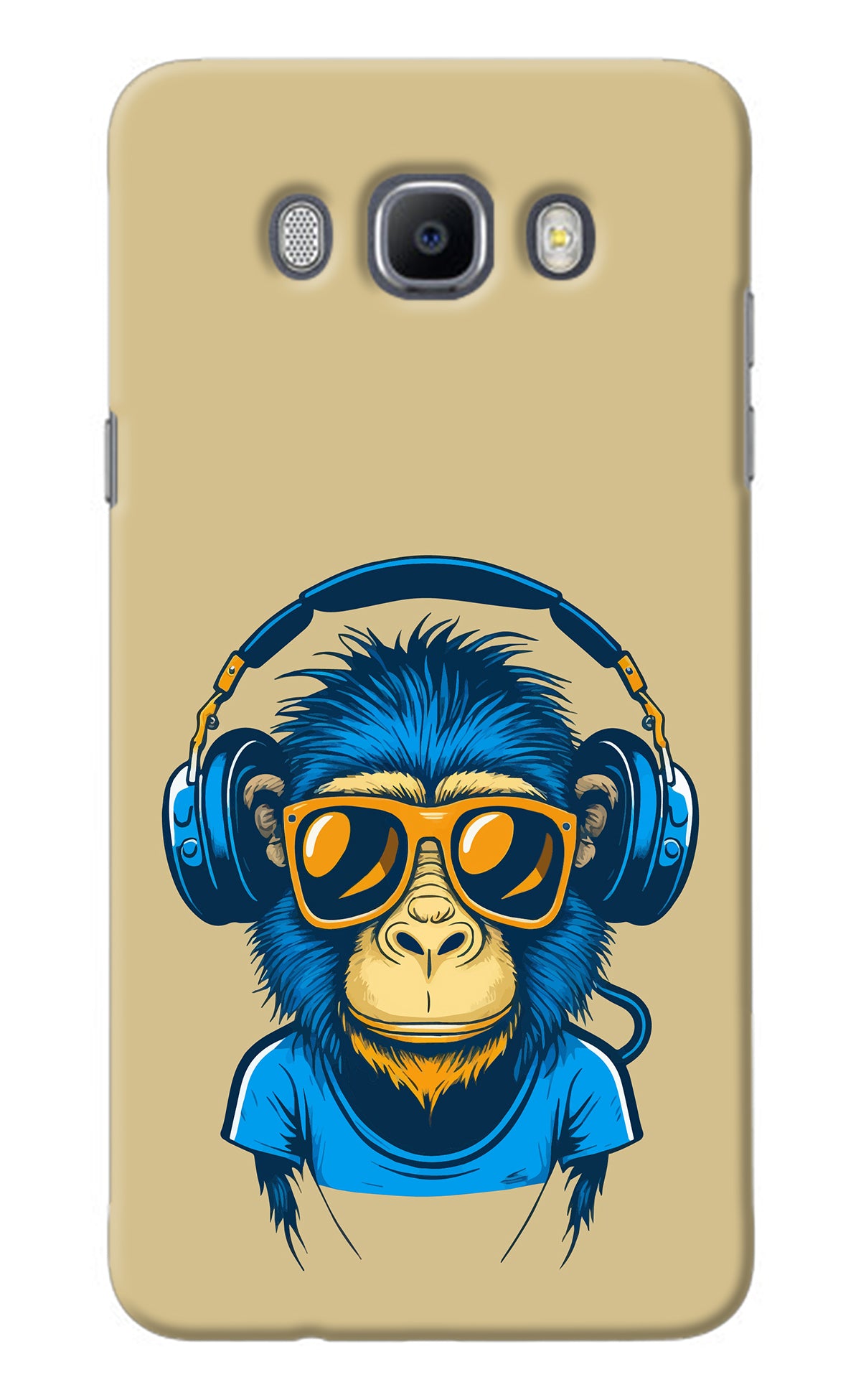 Monkey Headphone Samsung J7 2016 Back Cover