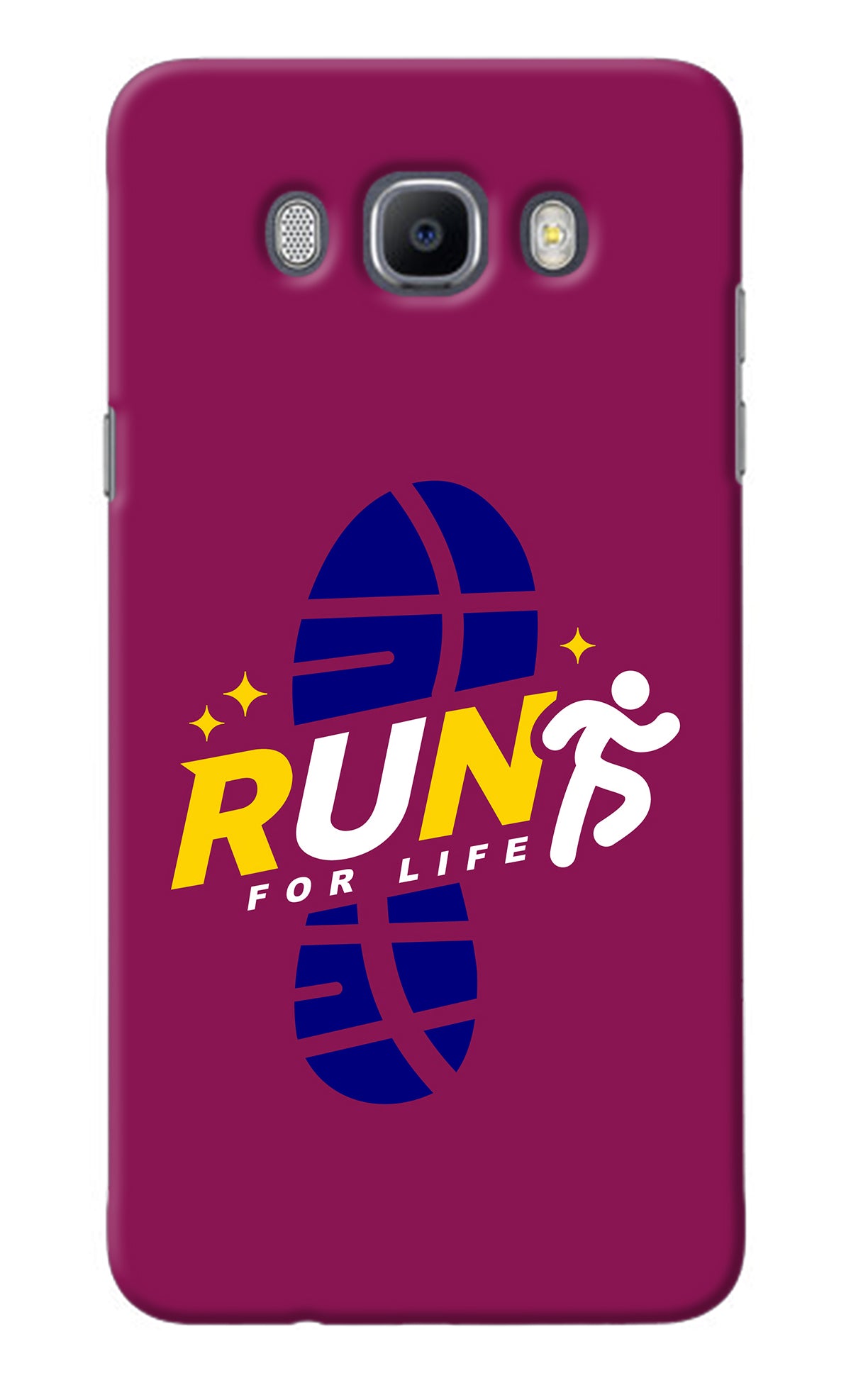 Run for Life Samsung J7 2016 Back Cover
