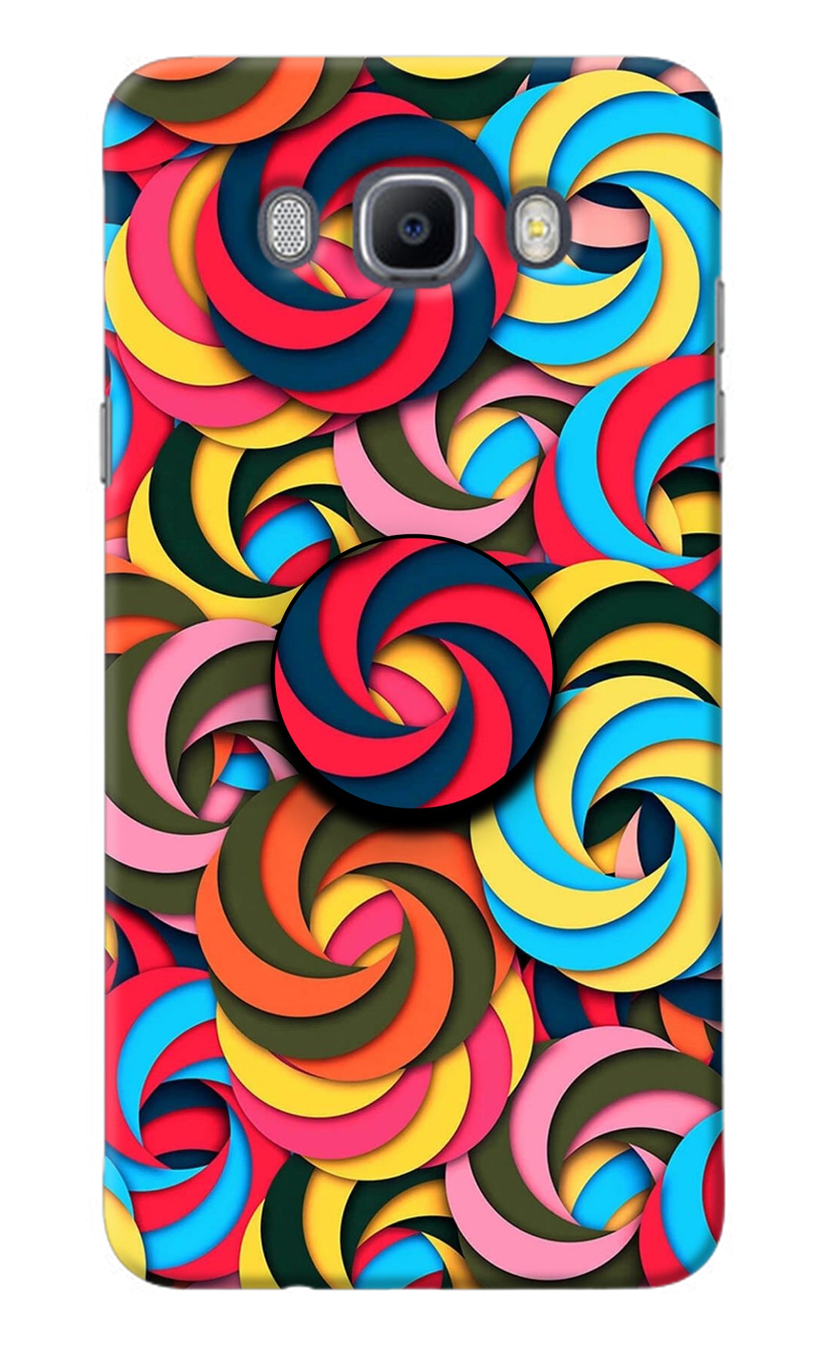 Spiral Pattern Samsung J7 2016 Pop Case